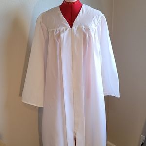 4 for $15 - White Graduation Gown